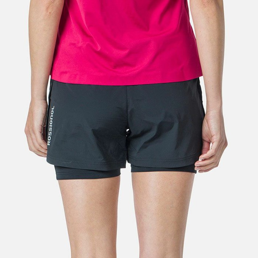 Shorts * | Best Pirce Rossignol Women'S Trail Running Short Black