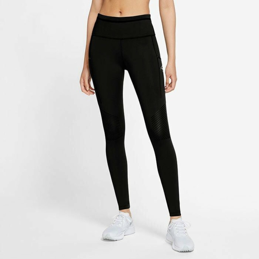 Tights & Leggings * | Wholesale Nike Women'S Epic Luxe Trail Tight Black