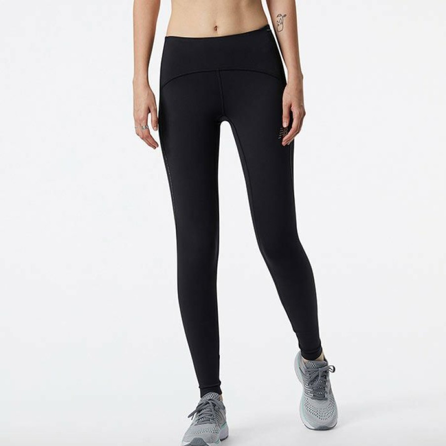 Tights & Leggings * | Best Sale New Balance Women'S Impact Run Tight Black