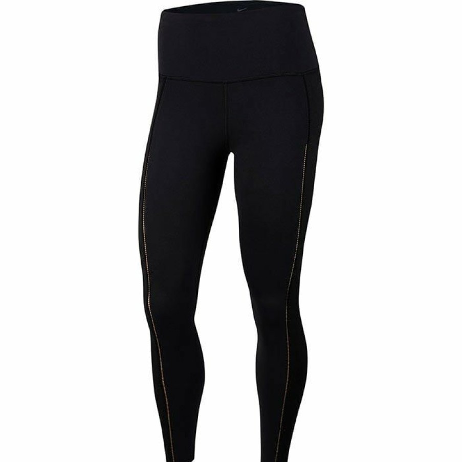 Tights & Leggings * | Top 10 Nike Women'S Yoga Luxe 7/8 Tight Black